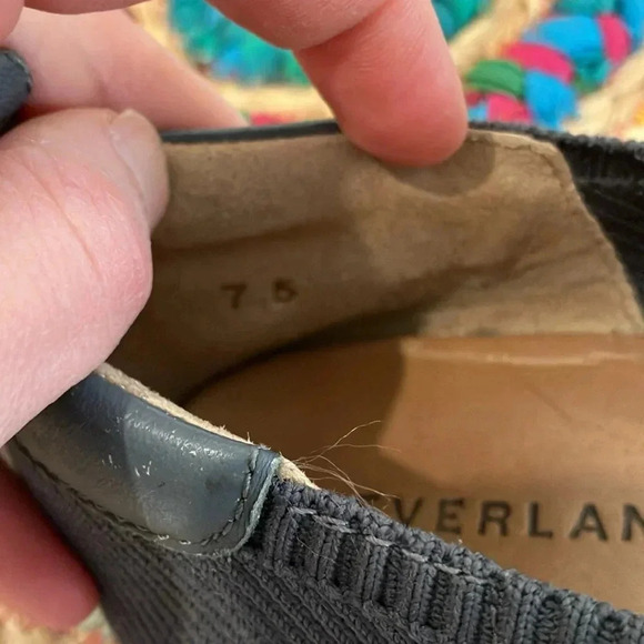 Everlane grey  ribbed glove shoes flats - Picture 5 of 5